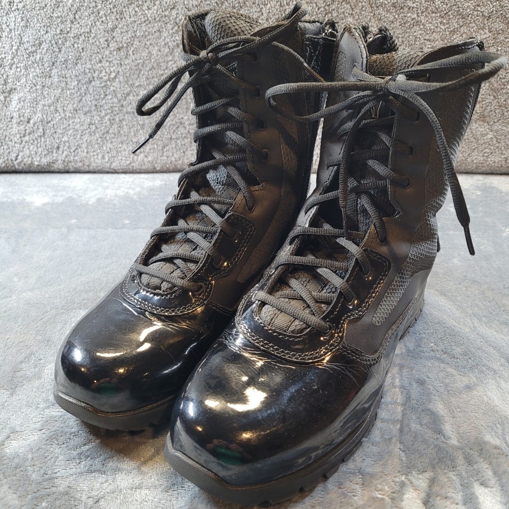 Rocky RKD0103 Code Blue Mens 8 Inch Side Zip Duty Boots Black Size 9M ASTM F2892
